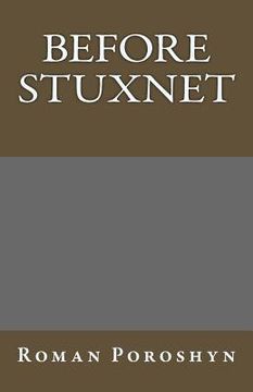 portada Before Stuxnet (en Inglés)