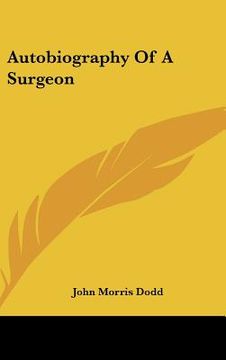 portada autobiography of a surgeon (en Inglés)