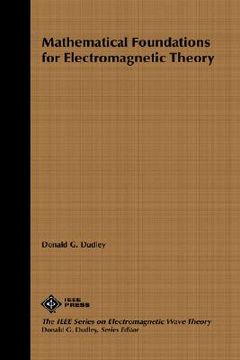 portada mathematical foundations for electromagnetic theory (in English)