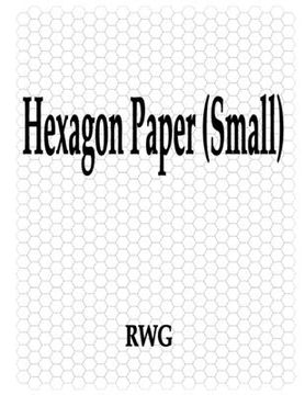 portada Hexagon Paper (Small): 100 Pages 8.5" X 11"