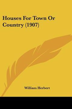 portada houses for town or country (1907) (in English)
