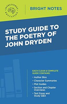 portada Study Guide to the Poetry of John Dryden (Bright Notes)