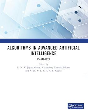 portada Algorithms in Advanced Artificial Intelligence: Icaaai-2023 (en Inglés)
