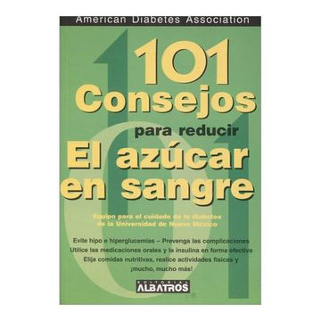 portada 101 Consejos Para Reducir el Azucar en Sangre (in Spanish)