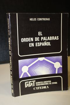 portada El Orden de Palabras en Español. - Contreras, Heles.