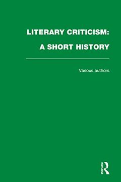 portada Literary Criticism: A Short History (en Inglés)