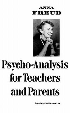 portada psycho-analysis for teachers and parents (in English)