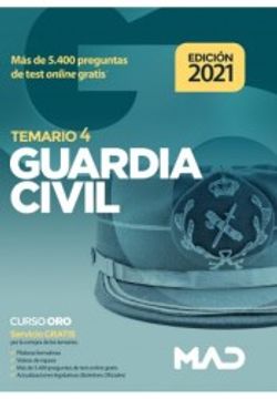 portada Guardia Civil. Temario Volumen 4
