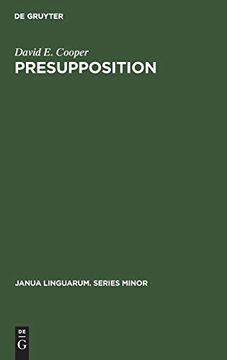portada Presupposition (Janua Linguarum. Series Minor) (en Inglés)