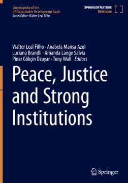 portada Peace, Justice and Strong Institutions (en Inglés)