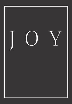 portada Joy: A decorative book for coffee tables, end tables, bookshelves and interior design styling Stack home books to add decor (in English)