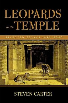 portada leopards in the temple: selected essays 1990-2000 (en Inglés)