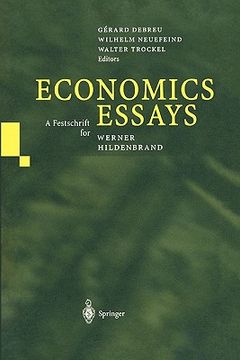 portada economics essays: a festschrift for werner hildenbrand (en Inglés)