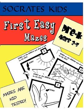 portada first easy mazes (socrates kids workbook series) (en Inglés)