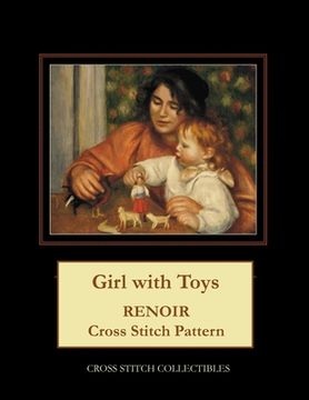 portada Girl with Toys: Renoir Cross Stitch Pattern