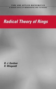 portada radical theory of rings (en Inglés)