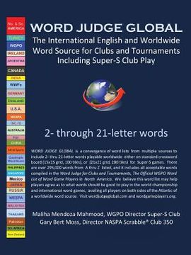 portada Word Judge Global: International English and Worldwide Word Source for Clubs and Tournaments Including Super-S Club Play (en Inglés)