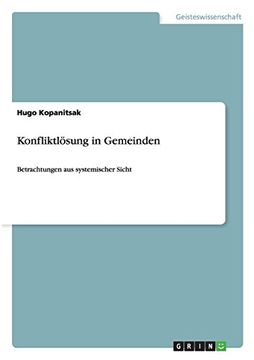 portada Konfliktlösung in Gemeinden (German Edition)