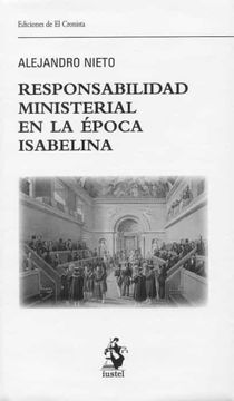 portada Responsabilidad Ministerial en la Época Isabelina
