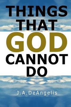portada Things that God cannot do (en Inglés)