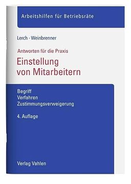 portada Einstellung von Mitarbeitern (in German)