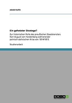 portada Ein gehetzter Stratege? (German Edition)