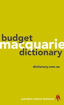 portada Macquarie Budget Dictionary (en Inglés)