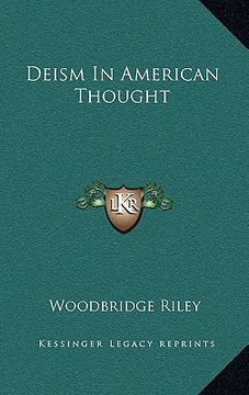 portada deism in american thought (en Inglés)