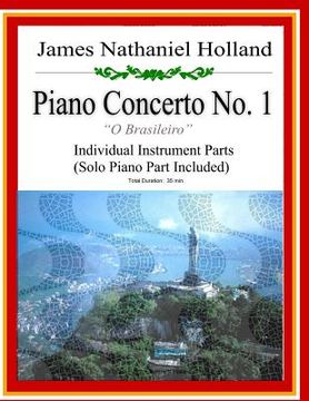 portada Piano Concerto No. 1: A Brazilian Jazz Concerto for Piano, Individual Instrument Parts Only (in English)