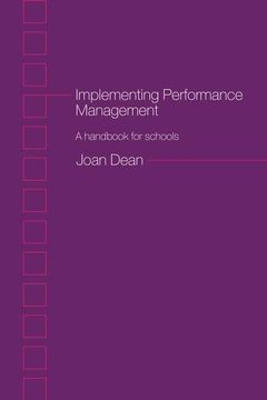 portada Implementing Performance Management: A Handbook for Schools (en Inglés)