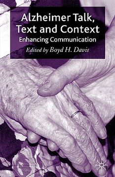 portada alzheimer talk, text and context: enhancing communication