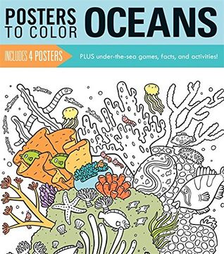 portada Posters to Color: Oceans