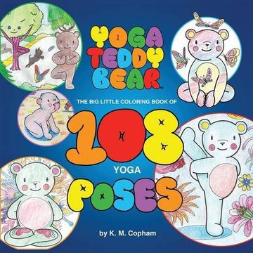 portada Yoga Teddy Bear: The Big Little Coloring Book of 108 Yoga Poses