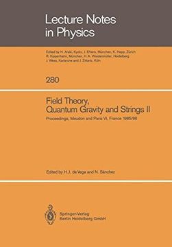 portada Field Theory, Quantum Gravity and Strings Ii (Lecture Notes in Physics)