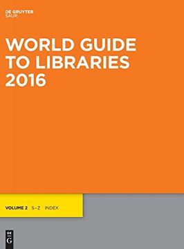 portada World Guide to Libraries 2016 (en Inglés)