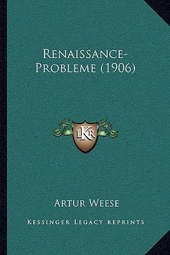 portada Renaissance-Probleme (1906) (in German)