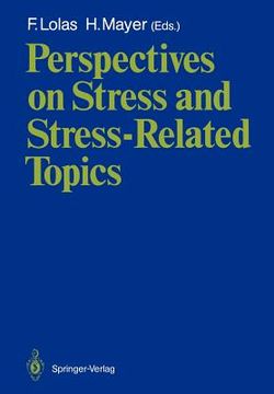 portada perspectives on stress and stress-related topics (en Inglés)