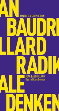 portada Das Radikale Denken (in German)