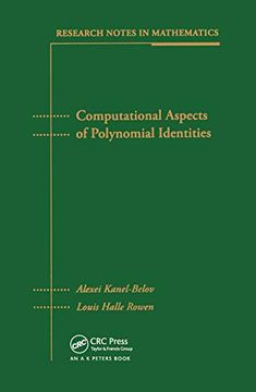 portada Computational Aspects of Polynomial Identities (en Inglés)