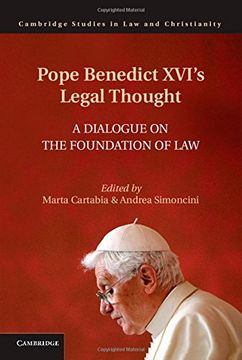portada Pope Benedict Xvi's Legal Thought (Law and Christianity) (en Inglés)