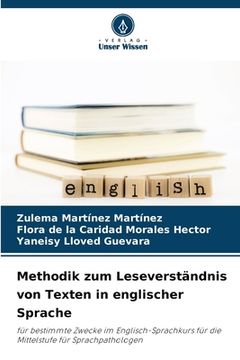 portada Methodik zum Leseverständnis von Texten in englischer Sprache (in German)