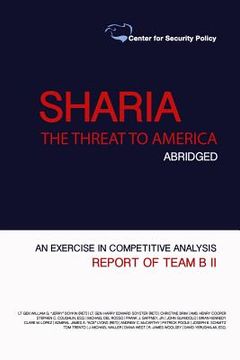 portada Shariah: The Threat to America: Abridged (en Inglés)