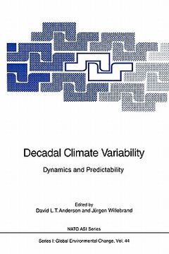 portada decadal climate variability: dynamics and predictability