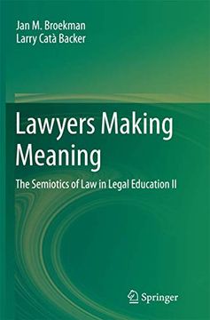 portada Lawyers Making Meaning: The Semiotics of Law in Legal Education II (en Inglés)