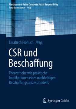 portada Csr und Beschaffung: Theoretische wie Praktische Implikationen Eines Nachhaltigen Beschaffungsprozessmodells
