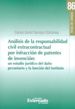 portada Análisis de la responsabilidad civil extracontractual por infracción de patentes de invención