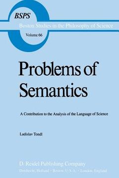 portada Problems of Semantics: A Contribution to the Analysis of the Language Science (en Inglés)