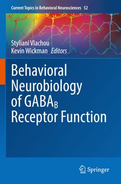 portada Behavioral Neurobiology of Gabab Receptor Function (en Inglés)