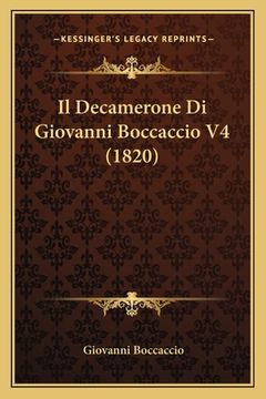 portada Il Decamerone Di Giovanni Boccaccio V4 (1820)