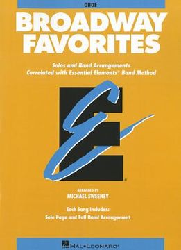 portada essential elements broadway favorites - oboe (en Inglés)